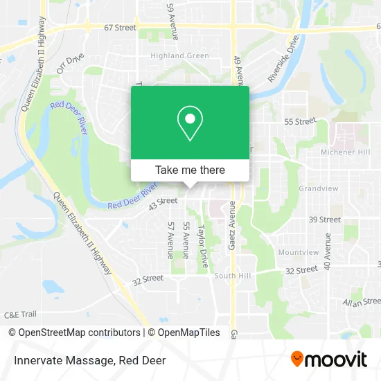 Innervate Massage map