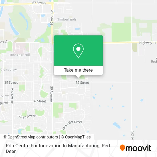 Rdp Centre For Innovation In Manufacturing map