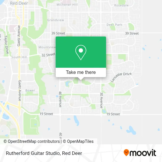 Rutherford Guitar Studio map