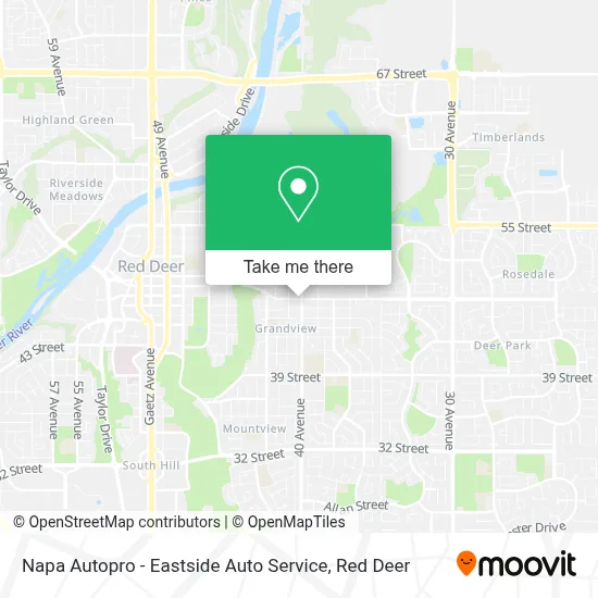 Napa Autopro - Eastside Auto Service map