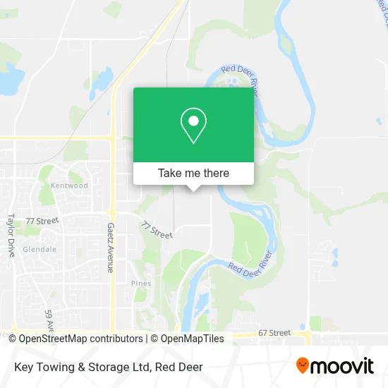 Key Towing & Storage Ltd map