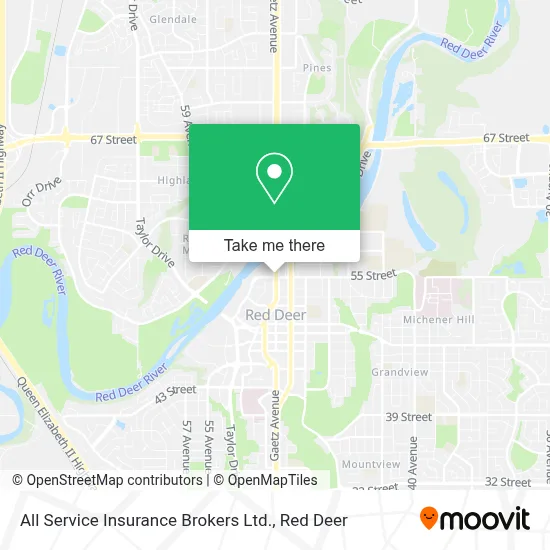 All Service Insurance Brokers Ltd. map