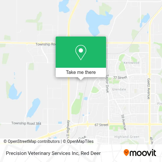 Precision Veterinary Services Inc map