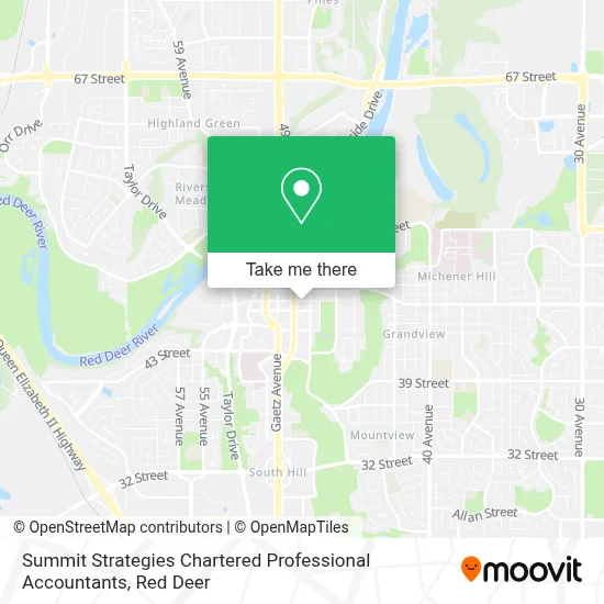 Summit Strategies Chartered Professional Accountants map