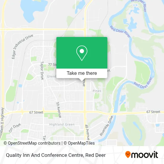 Quality Inn And Conference Centre map