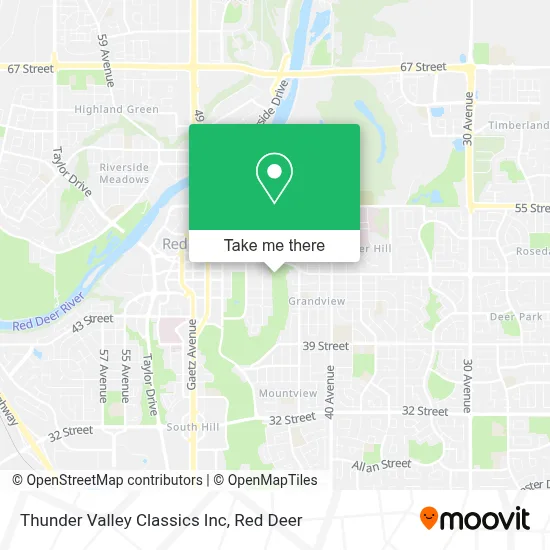 Thunder Valley Classics Inc map