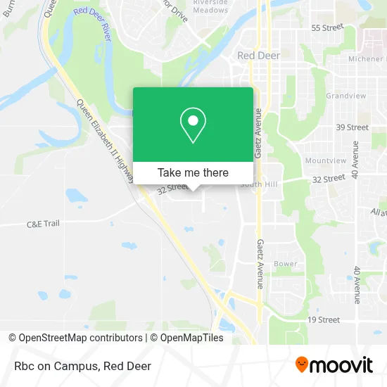 Rbc on Campus map
