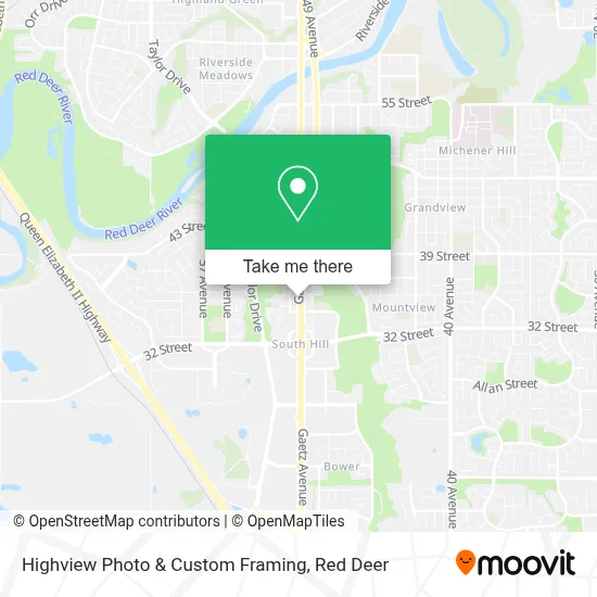 Highview Photo & Custom Framing map