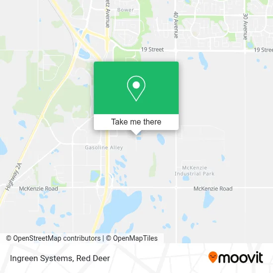 Ingreen Systems map
