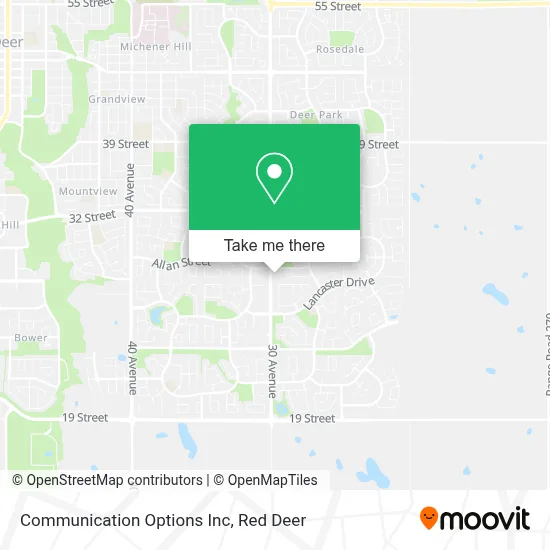 Communication Options Inc map