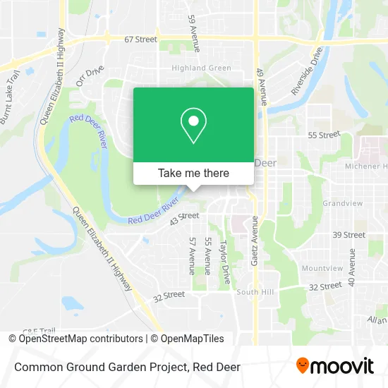 Common Ground Garden Project map