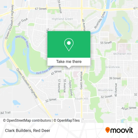 Clark Builders map