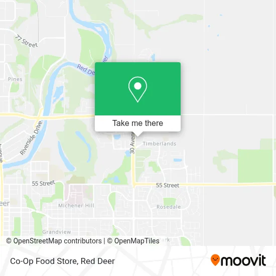 Co-Op Food Store map