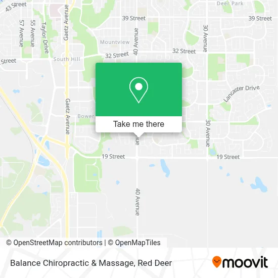 Balance Chiropractic & Massage map