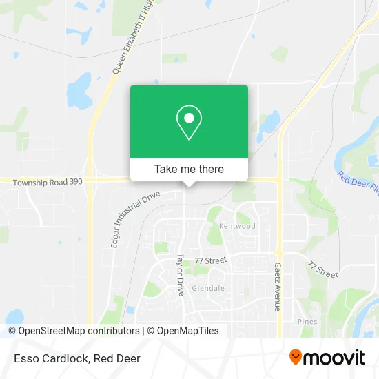 Esso Cardlock map