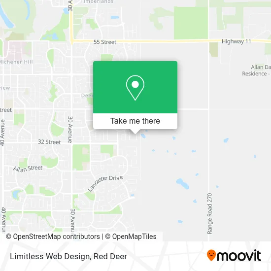 Limitless Web Design map