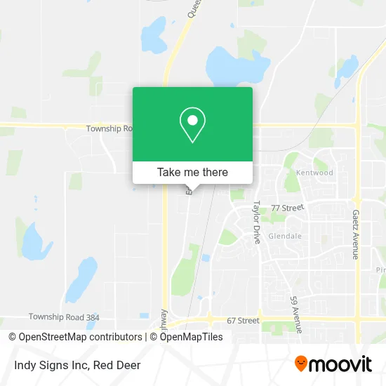 Indy Signs Inc map