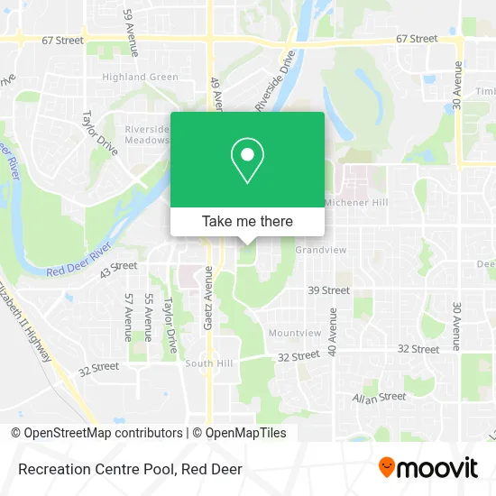 Recreation Centre Pool map