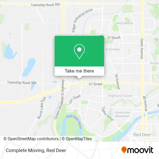 Complete Moving map
