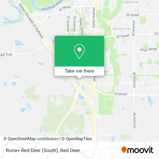 Rona+ Red Deer (South) map