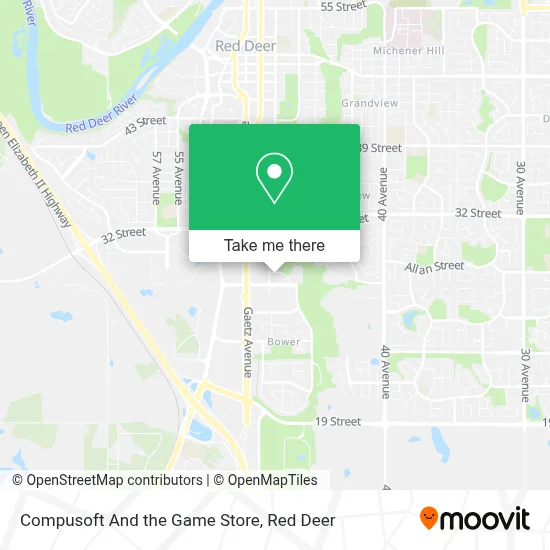 Compusoft And the Game Store map