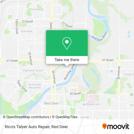 Rico's Talyer Auto Repair map