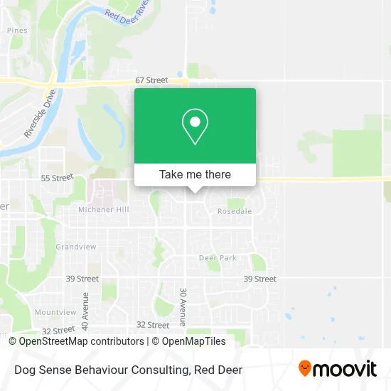 Dog Sense Behaviour Consulting map