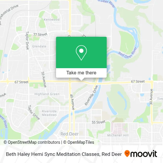 Beth Haley Hemi Sync Meditation Classes map