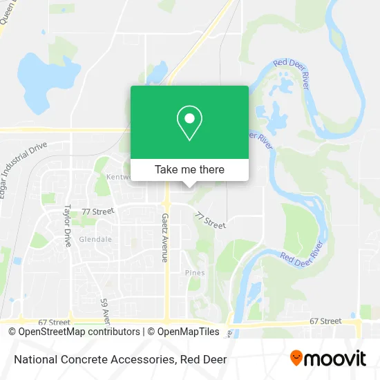 National Concrete Accessories map