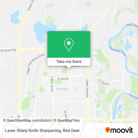 Laser Sharp Knife Sharpening map