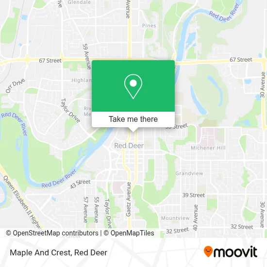 Maple And Crest map