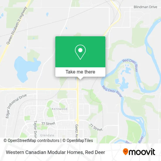 Western Canadian Modular Homes map