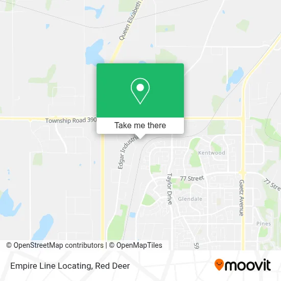 Empire Line Locating map