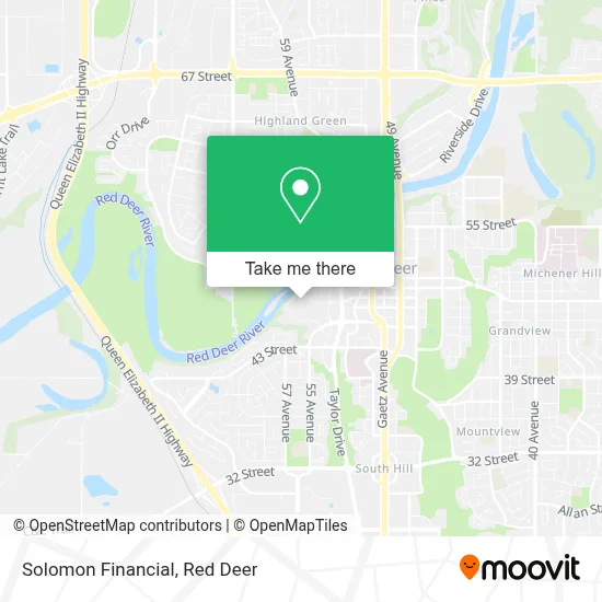 Solomon Financial map