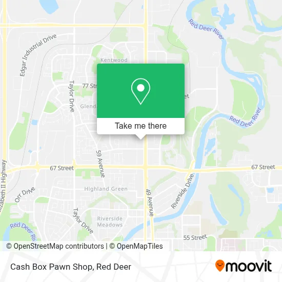 Cash Box Pawn Shop map