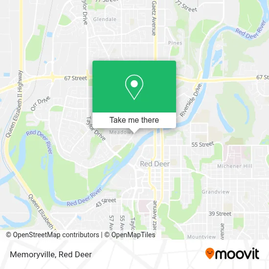 Memoryville map