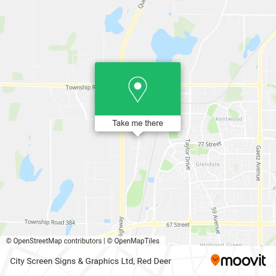 City Screen Signs & Graphics Ltd map