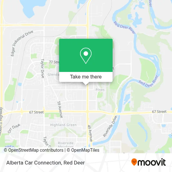 Alberta Car Connection map