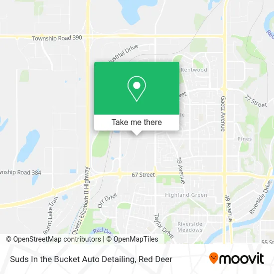 Suds In the Bucket Auto Detailing map