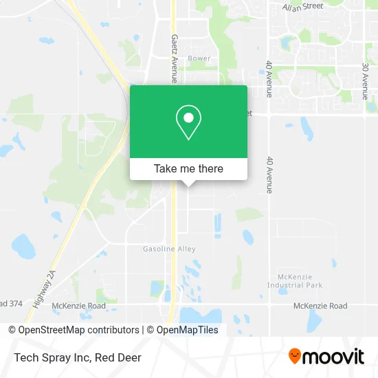 Tech Spray Inc map