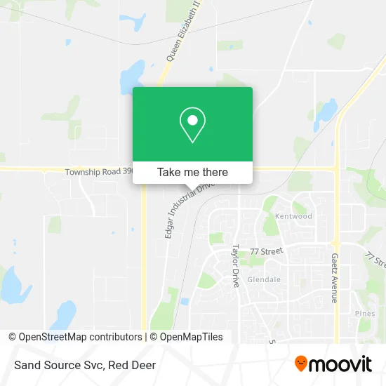 Sand Source Svc map