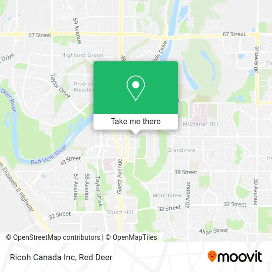 Ricoh Canada Inc map