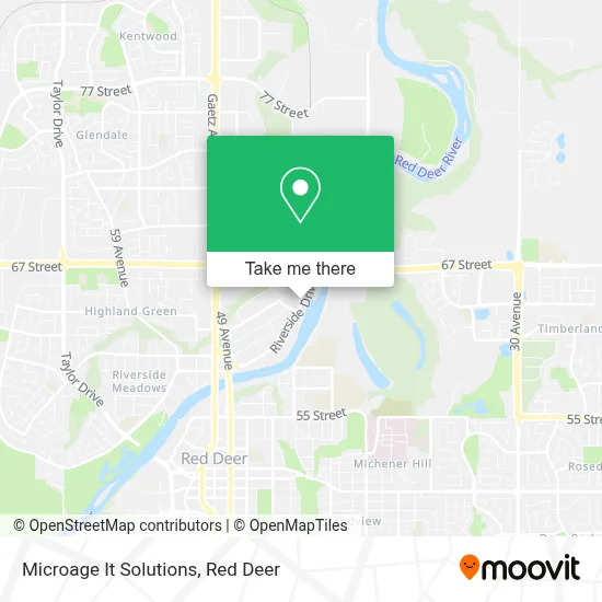 Microage It Solutions map