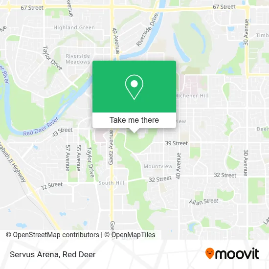Servus Arena map