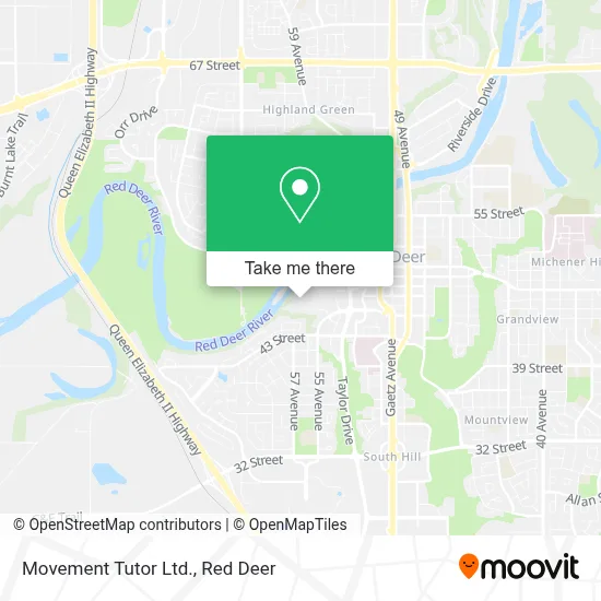 Movement Tutor Ltd. map