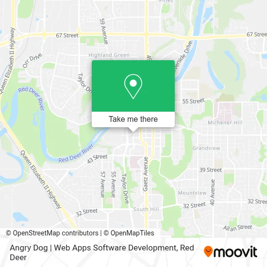 Angry Dog | Web Apps Software Development map