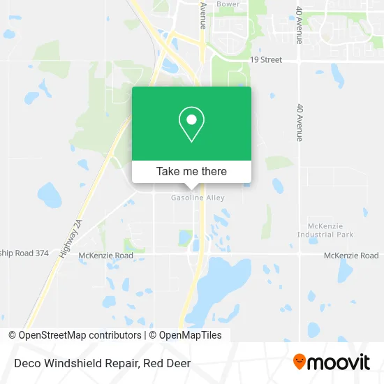 Deco Windshield Repair map