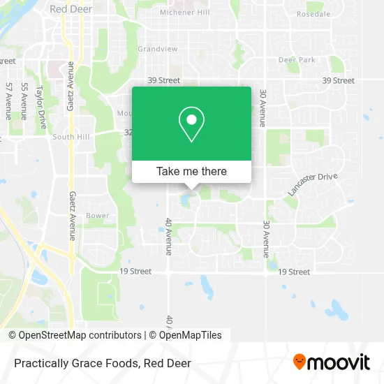 Practically Grace Foods map