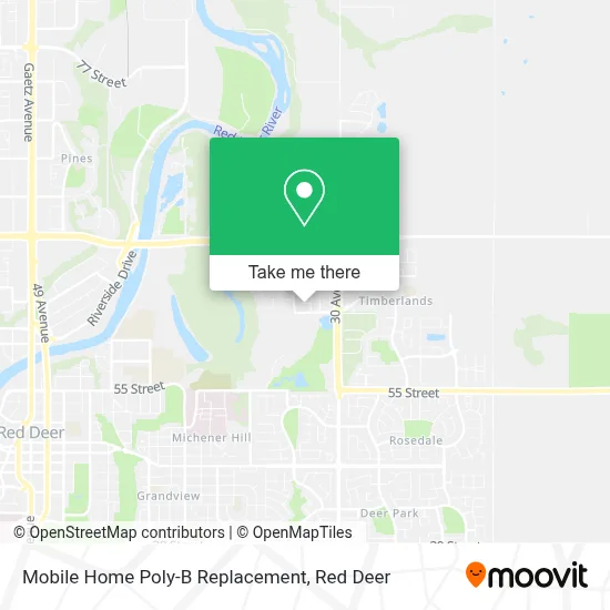 Mobile Home Poly-B Replacement map