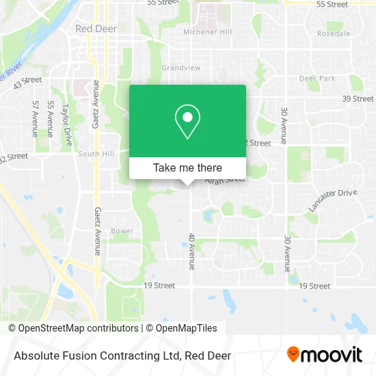 Absolute Fusion Contracting Ltd map